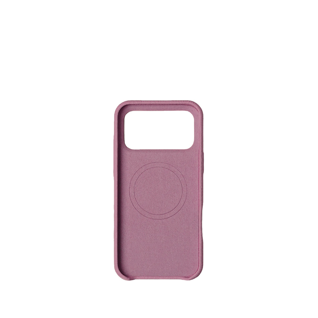Pellipelli iPhone 17 Pro/Pro max Series Button Version French Imported Leather Phone Case/Sakura Rose