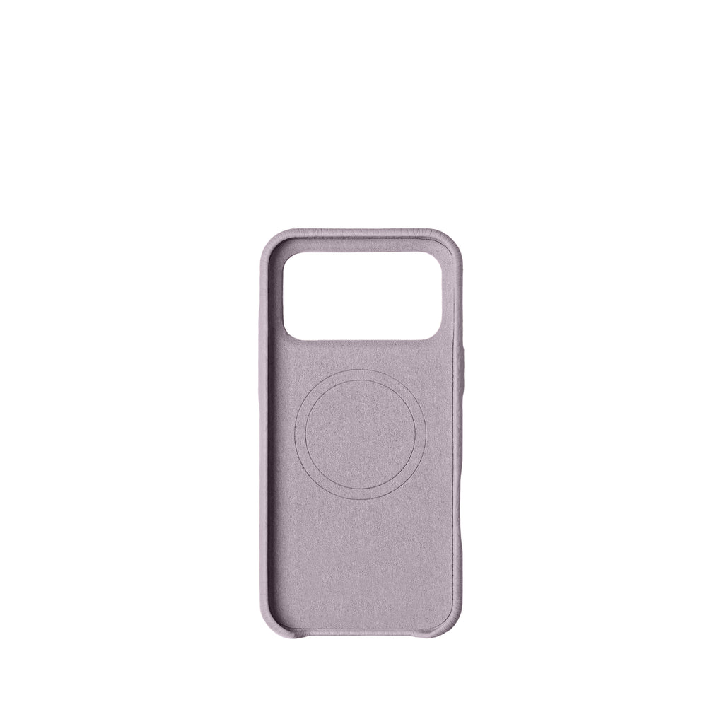 Pellipelli iPhone 17 Pro/Pro max Series Button Version French Imported Leather Phone Case/Mauve Pink