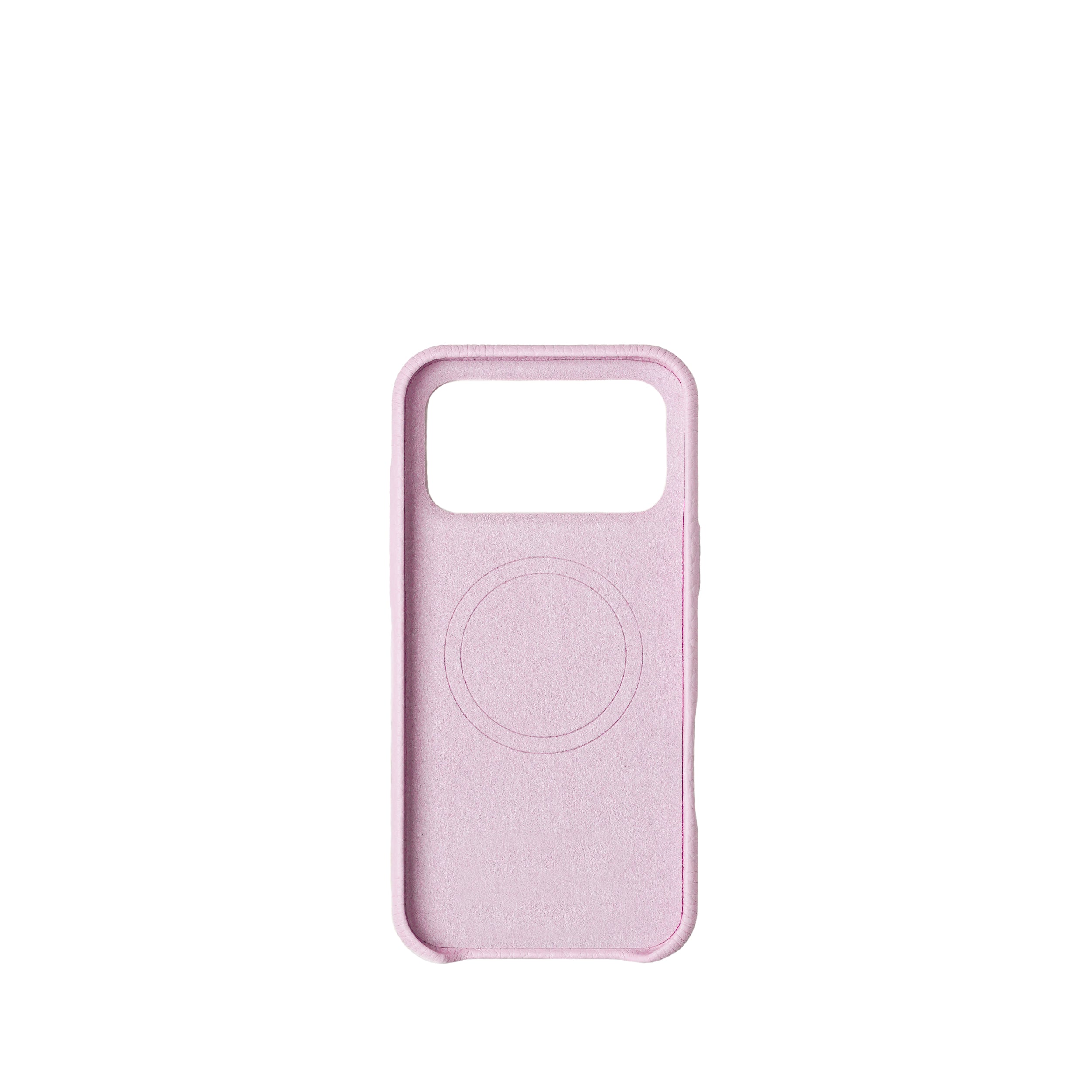 Pellipelli iPhone 17 Pro/Pro max Series Button Version French Imported Leather Phone Case/Rose Darling