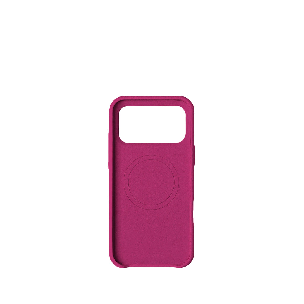Pellipelli iPhone 17 Pro/Pro max Series Button Version French Imported Leather Phone Case/New Barbie Pink