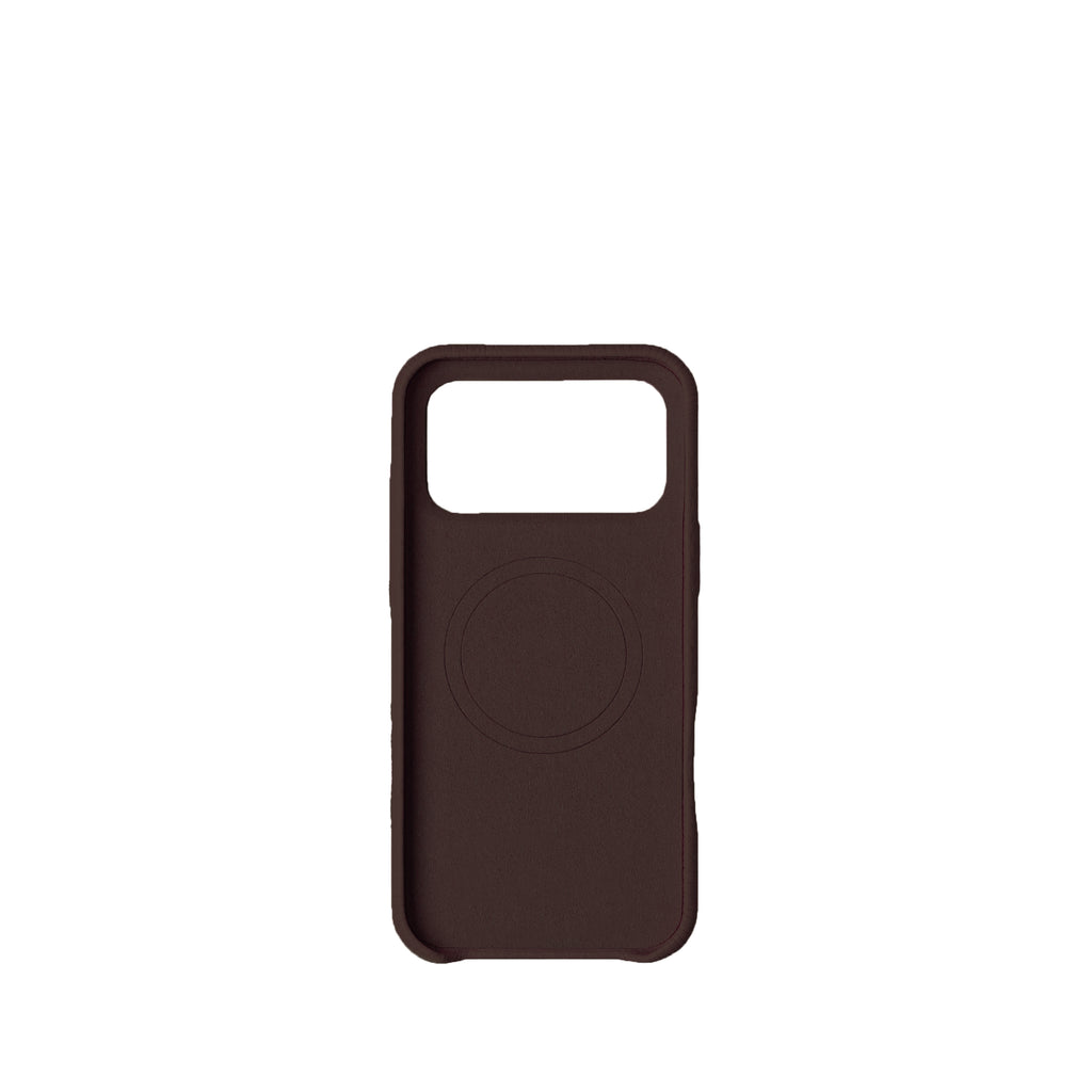 Pellipelli iPhone 17 Pro/Pro max Series Button Version French Imported Leather Phone Case/Etoupe Gray