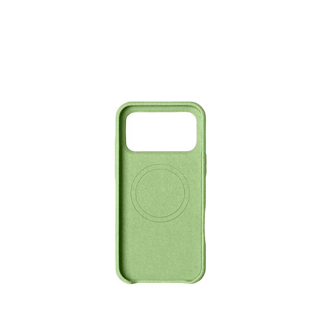 Pellipelli iPhone 17 Pro/Pro max Series Button Version French Imported Leather Phone Case/New Avocad