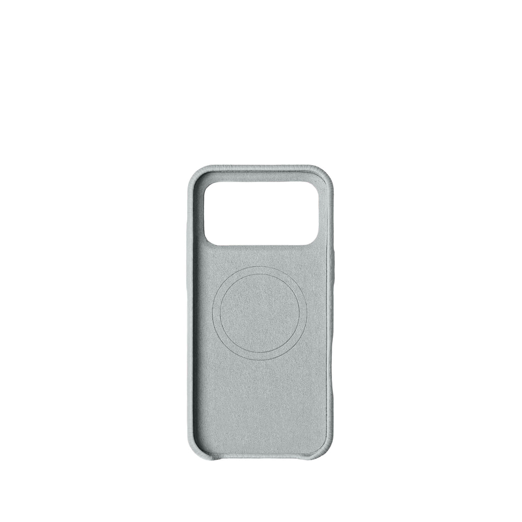Pellipelli iPhone 17 Pro/Pro max Series Button Version French Imported Leather Phone Case/Blue Glacier