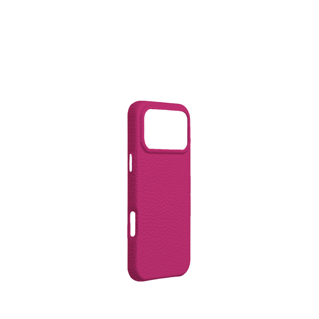 Pellipelli iPhone 17 Pro/Pro max Series Button Version French Imported Leather Phone Case/New Barbie Pink