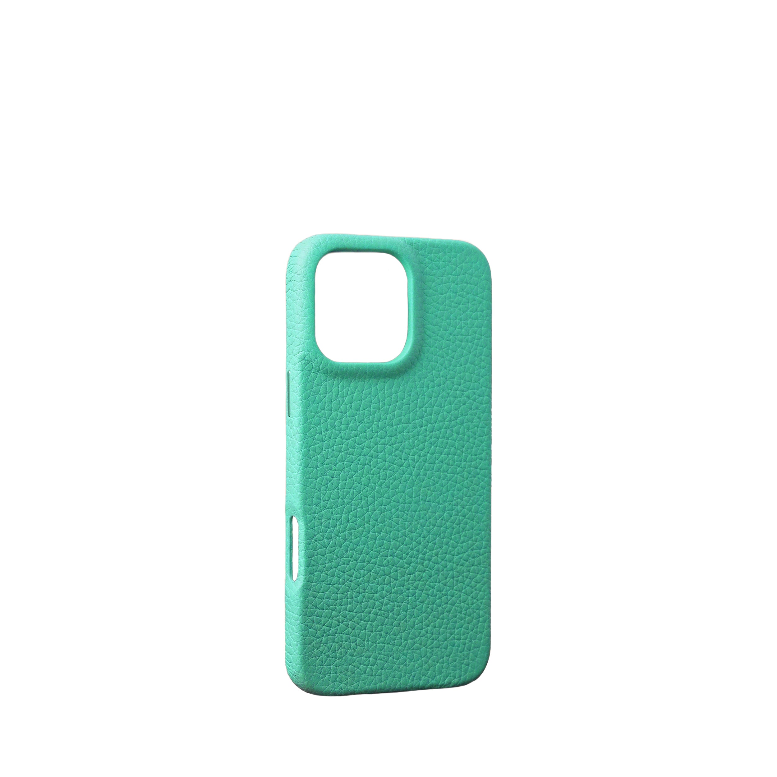 Pellipelli iPhone 16Pro/Pro max Series Button Version French Imported Leather Phone Case/Mint Green