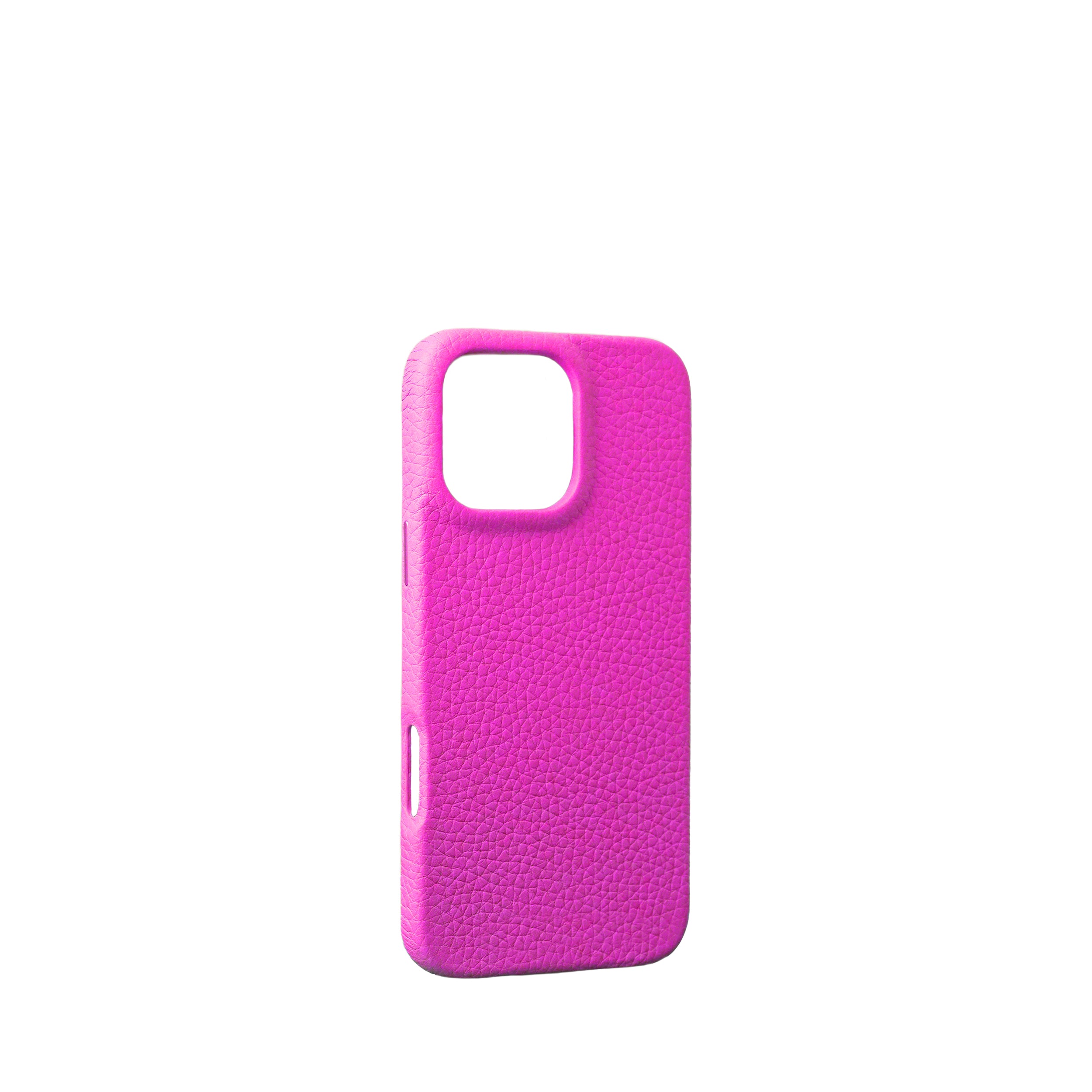 Pellipelli iPhone 16Pro/Pro max Series Button Version French Imported Leather Phone Case/New Barbie Pink