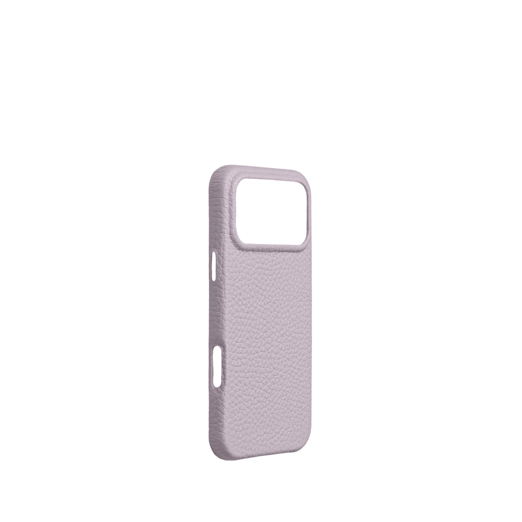 Pellipelli iPhone 17 Pro/Pro max Series Button Version French Imported Leather Phone Case/Mauve Pink