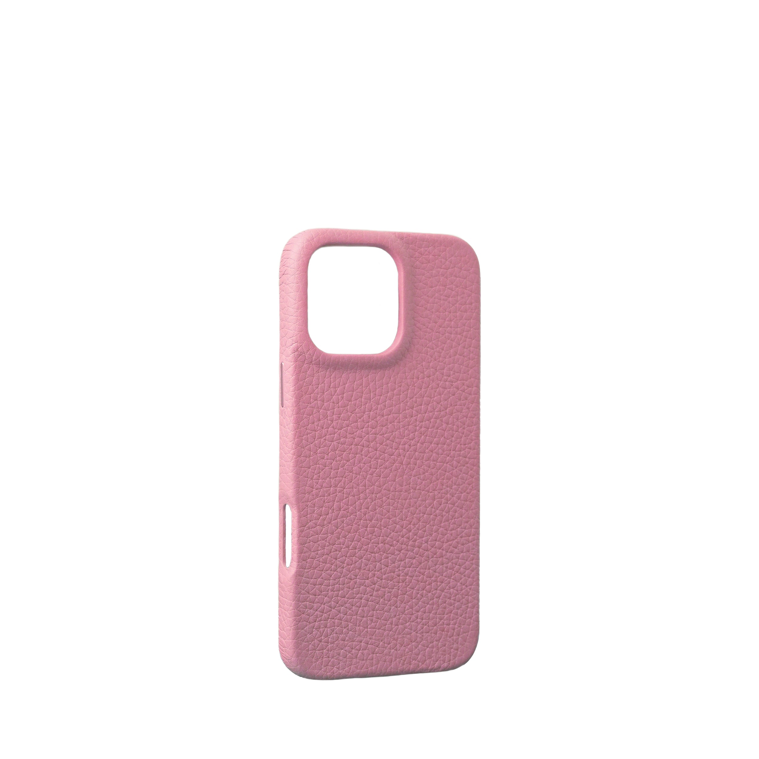 Pellipelli iPhone 16Pro/Pro max Series Button Version French Imported Leather Phone Case/Strawberry Yogurt
