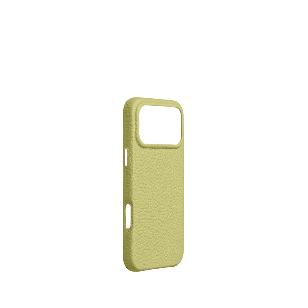 Pellipelli iPhone 17 Pro/Pro max Series Button Version French Imported Leather Phone Case/Butter Cream