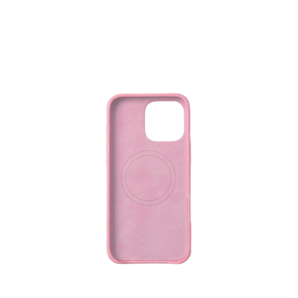 Pellipelli iPhone 16Pro/Pro max Series Button Version French Imported Leather Phone Case/Rose Darling