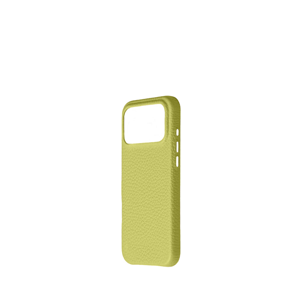 Pellipelli iPhone 17 Pro/Pro max Series Button Version French Imported Leather Phone Case/Butter Cream