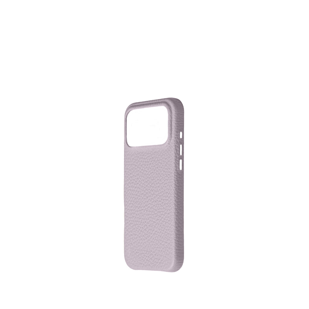 Pellipelli iPhone 17 Pro/Pro max Series Button Version French Imported Leather Phone Case/Mauve Pink