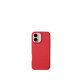 Pellipelli iPhone 16 Series Button Version French Imported Leather Phone Case/Rouge Tomate