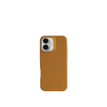 Pellipelli iPhone 16 Series Button Version French Imported Leather Phone Case/Toffe Brown