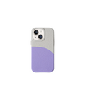 Pellipelli iPhone 14/15  Series Color-block style French Imported Leather Phone Case/Misty Bloom