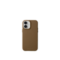 Pellipelli iPhone 16 Series Button Version French Imported Leather Phone Case/Bronze Mist