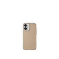 Pellipelli iPhone 16 Series Button Version French Imported Leather Phone Case/Trench Beige