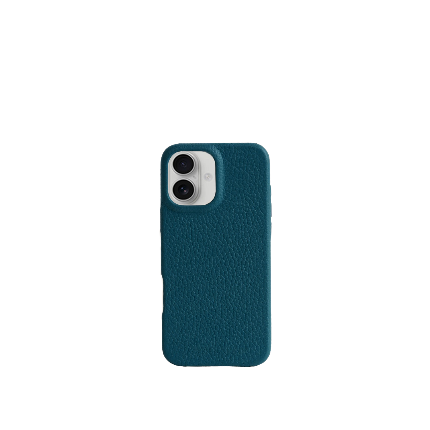 Pellipelli iPhone 16 Series Button Version French Imported Leather Phone Case/Marine Blue