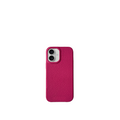 Pellipelli iPhone 16 Series Button Version French Imported Leather Phone Case/Barbie Pink