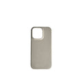 Pellipelli iPhone 15 Pro/Pro Max Series Open-toe style French Imported Leather Phone Case/Gris Clair