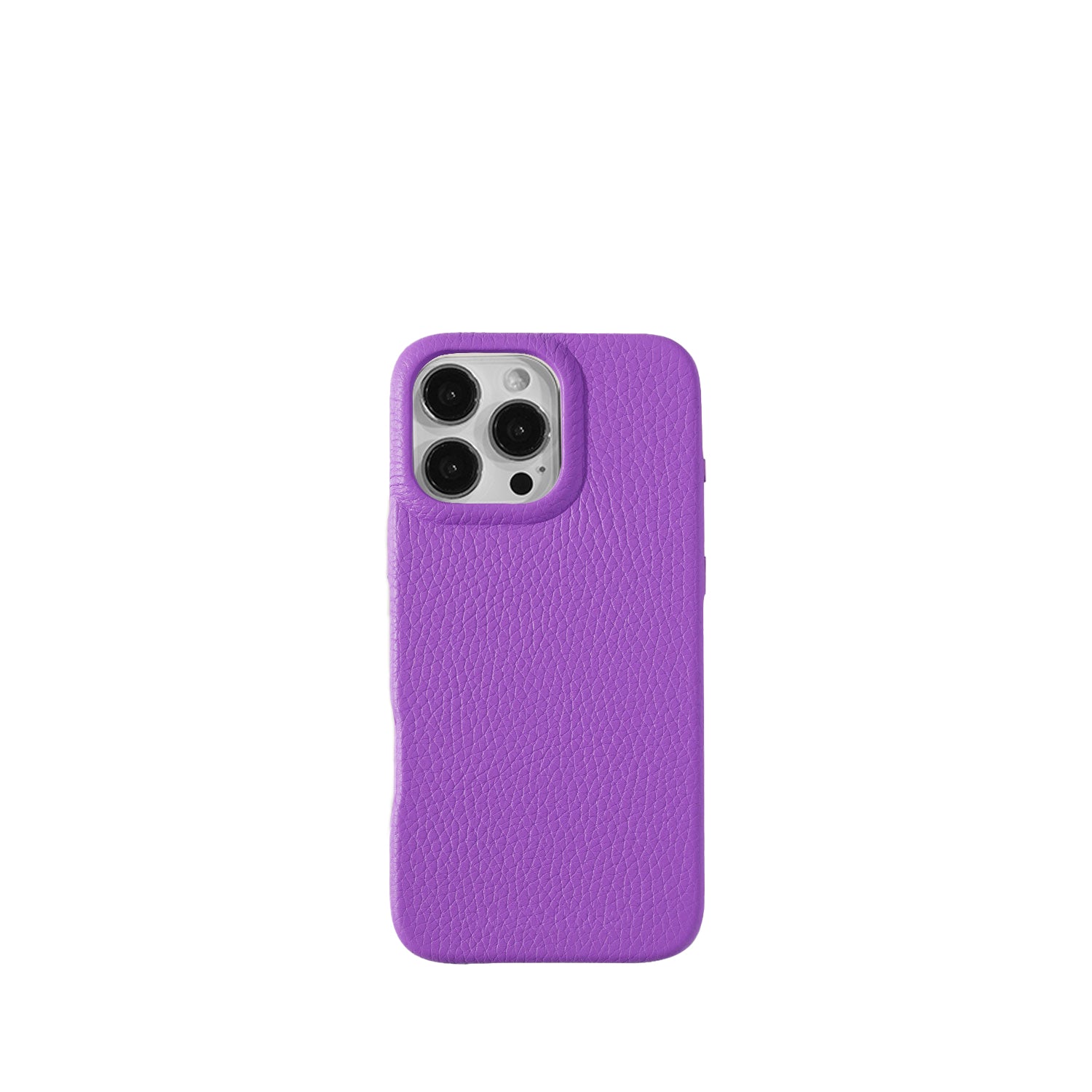 Pellipelli iPhone 16Pro/Pro max Series Button Version French Imported Leather Phone Case/Misty Violet