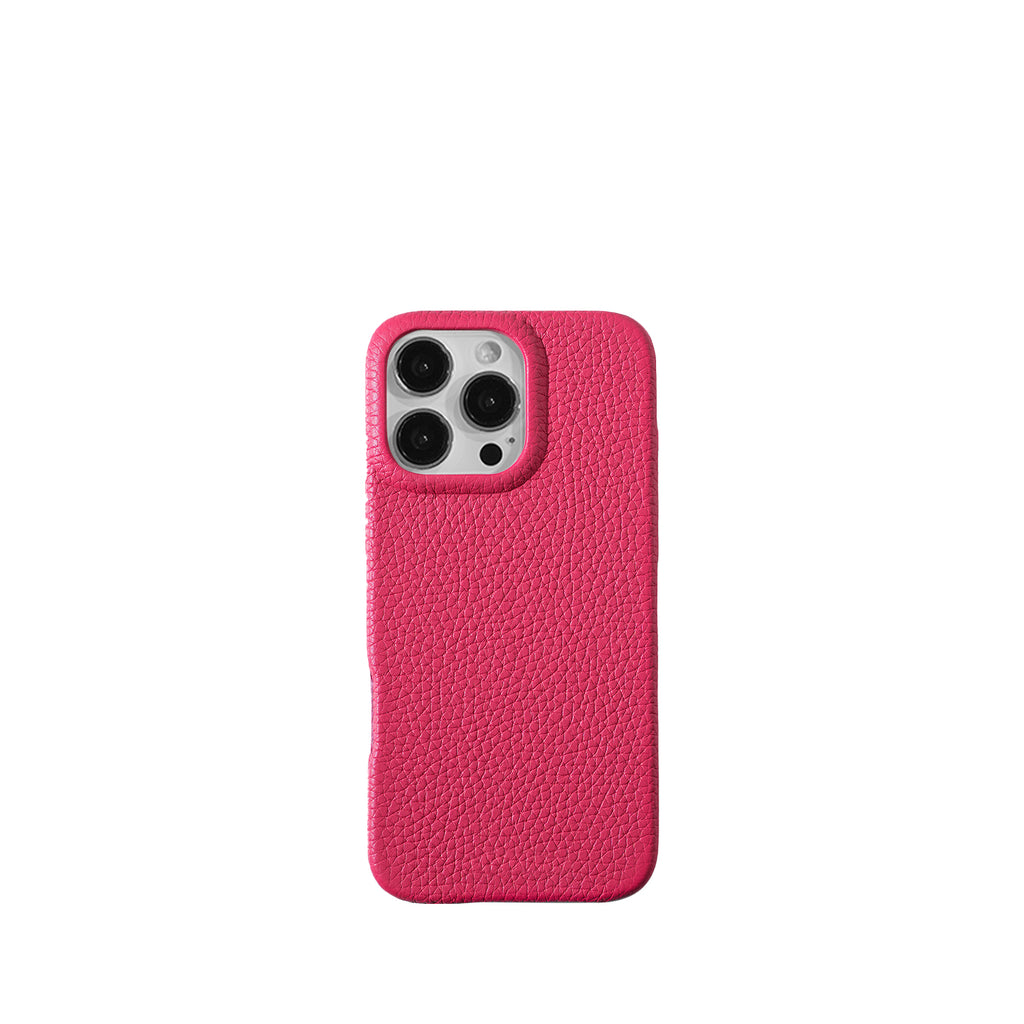 Pellipelli iPhone 16Pro/Pro max Series Button Version French Imported Leather Phone Case/Rose Extreme