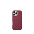 Pellipelli iPhone 16Pro/Pro max Series Button Version French Imported Leather Phone Case/Rouge Burgundy