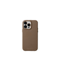 Pellipelli iPhone 16Pro/Pro max Series Button Version French Imported Leather Phone Case/Mocha Ash