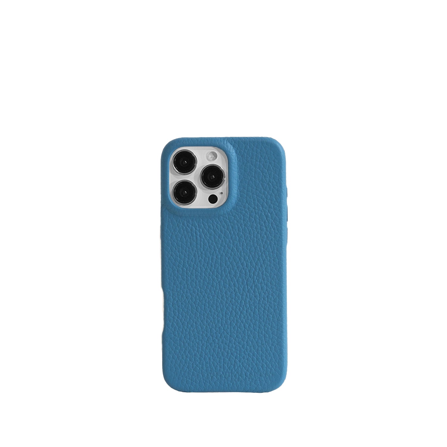 Pellipelli iPhone 16Pro/Pro max Series Button Version French Imported Leather Phone Case/Blue Jean