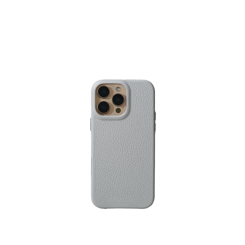 Pellipelli iPhone 16Pro/Pro max Series Button Version French Imported Leather Phone Case/Blue Glacier