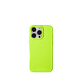Pellipelli iPhone 16Pro/Pro max Series Button Version French Imported Leather Phone Case/Lime Flash