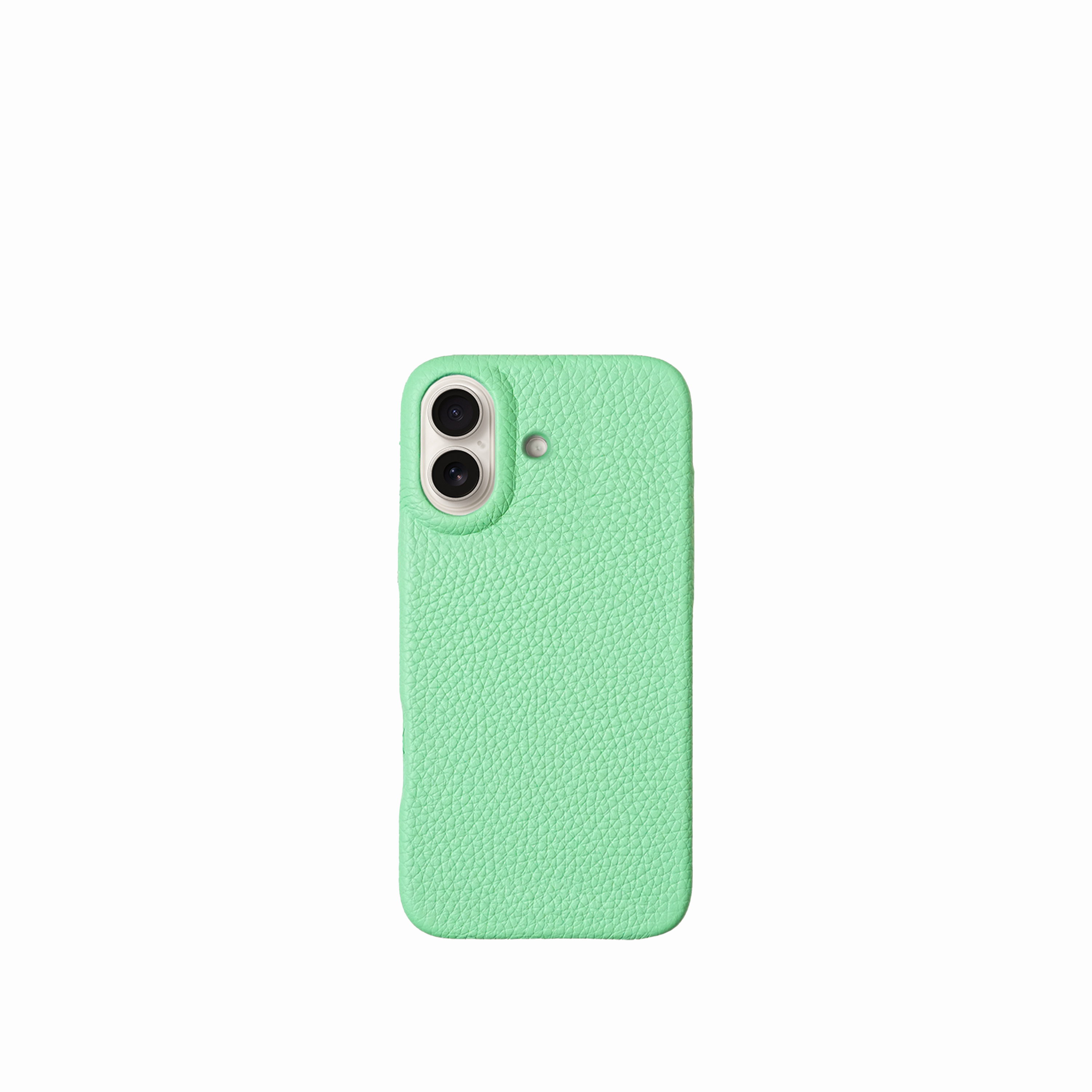 Pellipelli iPhone 17 Series Button Version French Imported Leather Phone Case/Vert Melon