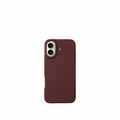 Pellipelli iPhone 17 Series Button Version French Imported Leather Phone Case/Rouge Burgundy