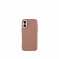 Pellipelli iPhone 17 Series Button Version French Imported Leather Phone Case/Blush Mauve