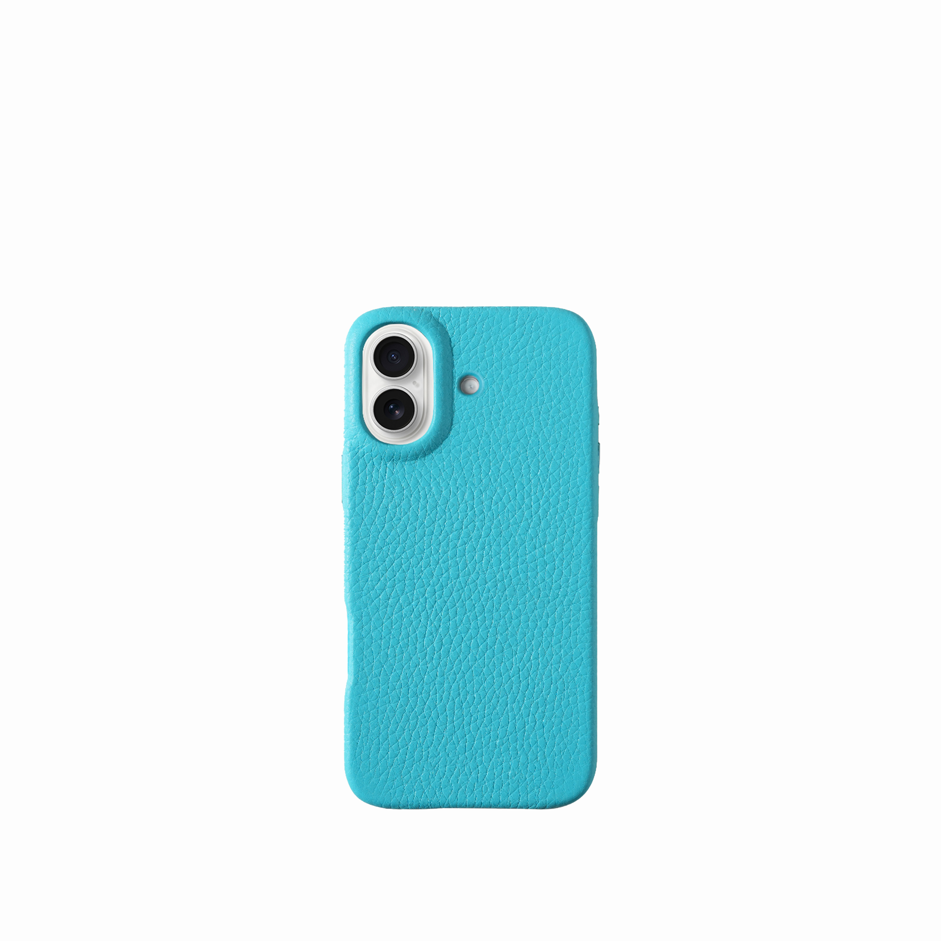 Pellipelli iPhone 17 Series Button Version French Imported Leather Phone Case/Maldives Blue