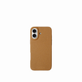 Pellipelli iPhone 17 Series Button Version French Imported Leather Phone Case/Toffe Brown