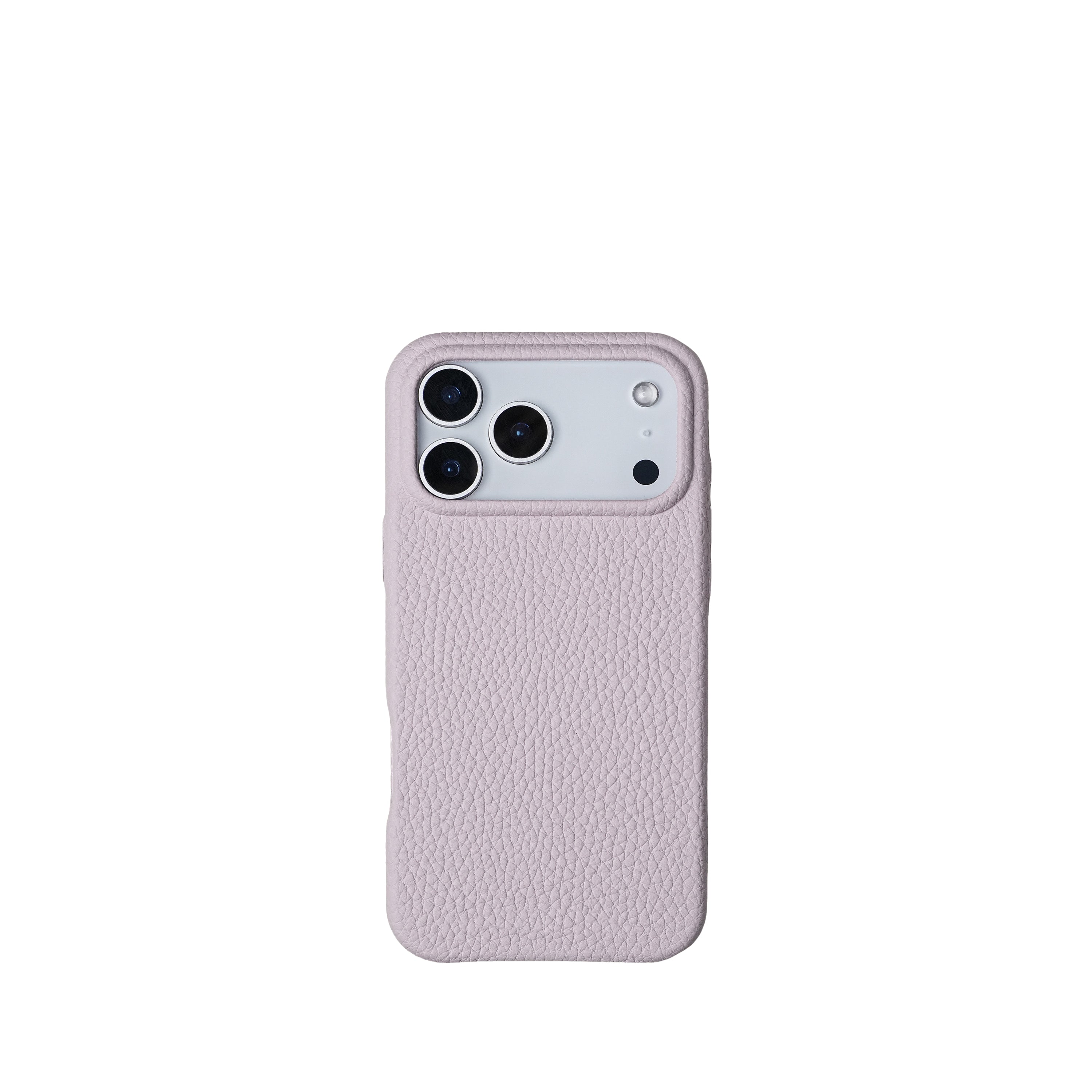 Pellipelli iPhone 17 Pro/Pro max Series Button Version French Imported Leather Phone Case/Mauve Pink