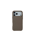 Pellipelli iPhone 17 Pro/Pro max Series Button Version French Imported Leather Phone Case/Etoupe Gray