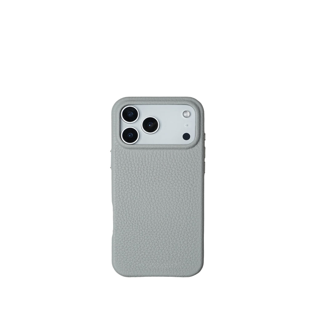 Pellipelli iPhone 17 Pro/Pro max Series Button Version French Imported Leather Phone Case/Blue Glacier
